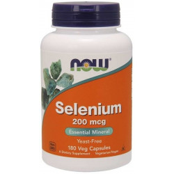 NOW Selenium 200 MCG - 180vcaps.