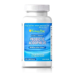 PURITANS PRIDE Probiotic Acidophilus - 100caps.