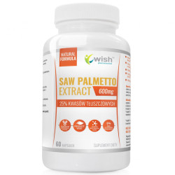 WISH Pharmaceutical Saw Palmetto Extract 600mg 120kaps