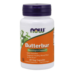 NOW Butterbur with Feverfew 75 mg - 60vegkaps.