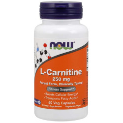 NOW L-Carnitine 250 mg 60 kaps.