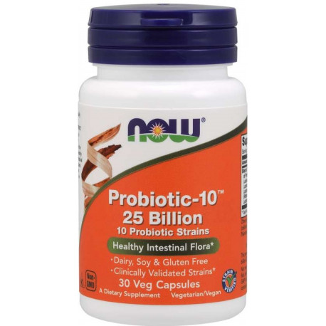 Now ProBiotic 10 25 Billion 30vegcaps 