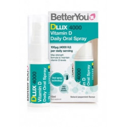BetterYou DLux 4000 IU Vitamín D3 v spreji 15 ml