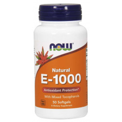 NOW Vitamin E 1000 IU -50 kaps.