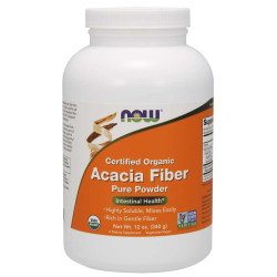 NOW Foods Acacia Fiber Organic Powder 340 g