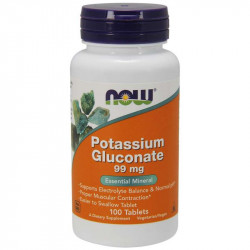 Now Potassium Gluconate 99mg- 100 tabl.