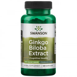 Swanson Ginkgo Biloba Extract 60 mg -120 kaps.