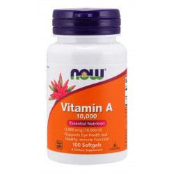 NOW Vitamin A 10000 IU -100 kaps.