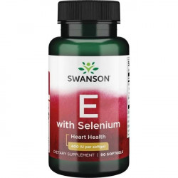 Swanson Vitamina E with Selenium 90 kaps.
