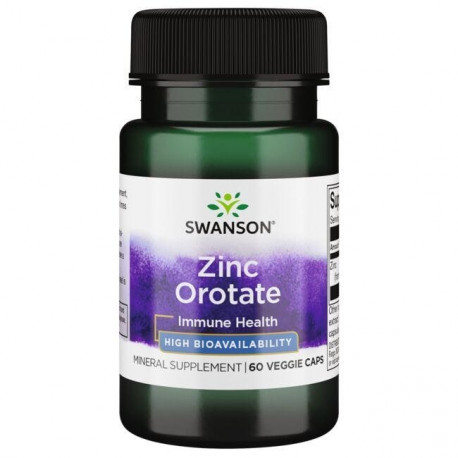 Swanson Zinc Orotate 10 mg 60 kaps.
