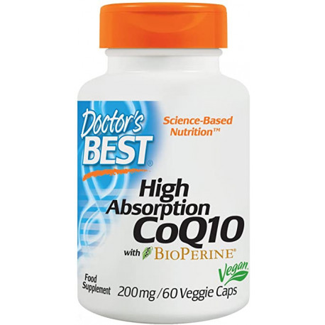 Doctor’s Best Koenzym Q10 200 mg with BioPerine 60 vegkaps.
