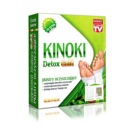 Aura Herbals Kinoki Detox Gold 10 ks čistící náplasti