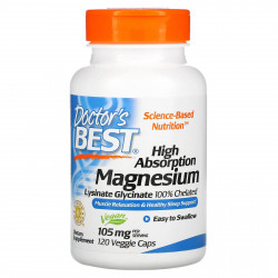 Doctor´s Best High Absorption Magnesium - Magnez 120 kaps.