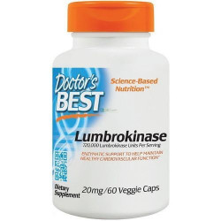 Doctor´s Best Lumbrokinase  20 mg 60 kaps.