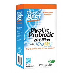 Doctor’s Best  Digestive Probiotic with Howaru 30 kaps.