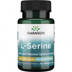 Swanson AjiPure L-Serine 500 mg 60 kaps.