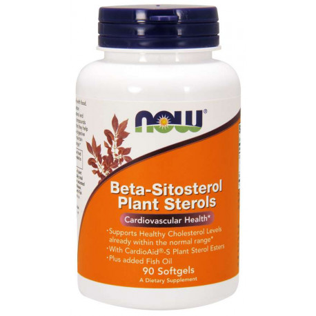 Now Beta-Sitosterol Plant Sterols 90 softgels