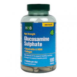 Holland & Barrett Glucosamine Sulphate + Chondroitin & MSM + Collagen 180 tabl.