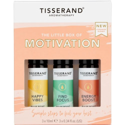 TISSERAND The Little Box of Motivation 3x10ml/Roll-on sada esen. olejů pro lepší motivaci/