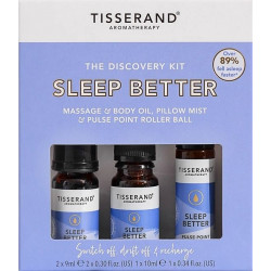 TISSERAND Sleep Better Discovery Kit 2x9 ml, 1x10 ml/Sada esenciálních olejů pro dobrý spánek/