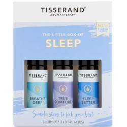 TISSERAND The Little Box of Sleep 3 x 10 ml/Sada esenciálních olejů roll-on pro dobrý spánek/