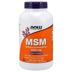 NOW MSM - Metylosulfonylometan 1000 mg 240 vegkaps.