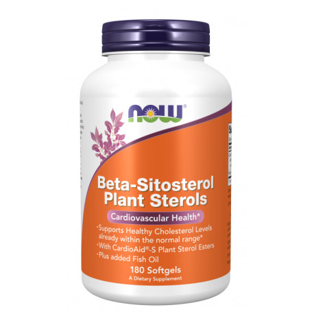 Now Beta-Sitosterol Plant Sterols 180 softgels