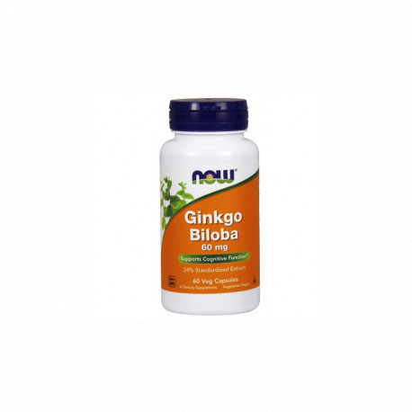 Now Ginkgo Biloba 60mg 60 kaps.