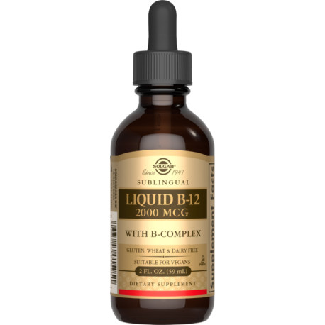 Solgar Sublingual Liquid B12 with B-Complex 59 ml
