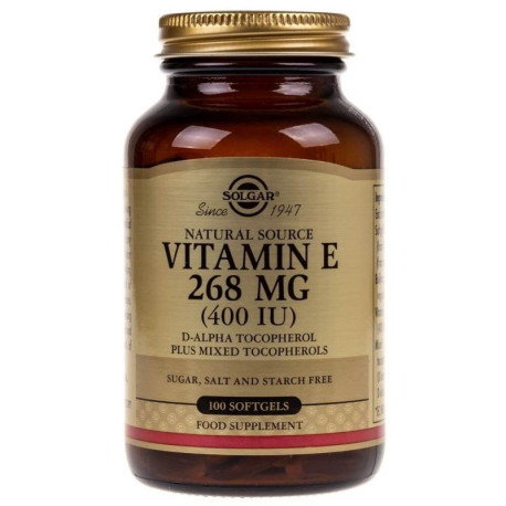 Solgar Vitamin E 400 IU 100 softgels