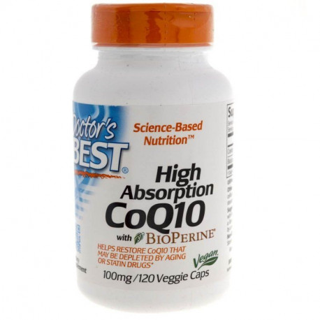 Doctor´s Best Koenzym Q10 100 mg with BioPerine 120 kaps.