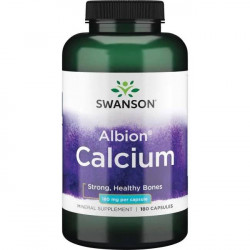 Swanson Albion Chelat Calcium 180 kaps.