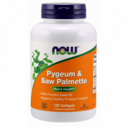 NOW Pygeum & Saw Palmetto 120 softgels