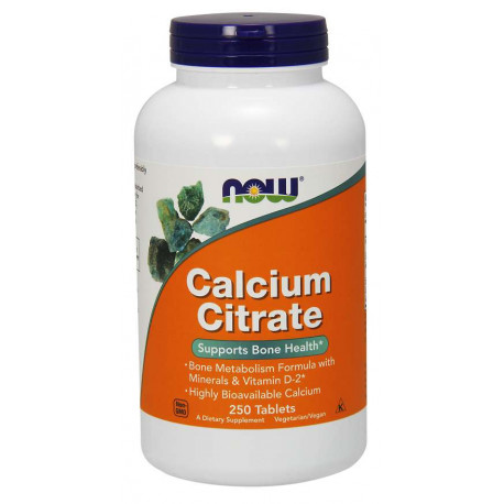 NOW Calcium Citrate 250 tabl.
