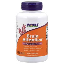 NOW Brain Attention 60 chewables