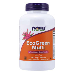 NOW EcoGreen Multi 180 vegkaps.