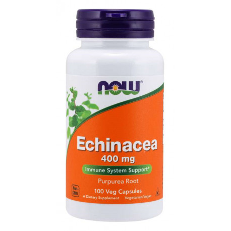 NOW Echinacea 400mg 100 vegkaps.