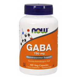 NOW GABA 750 mg 100 vegkaps.