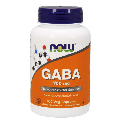 NOW GABA 750 mg 100 vegkaps.