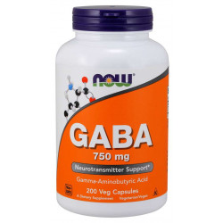 NOW GABA 750 mg 200 vegkaps.