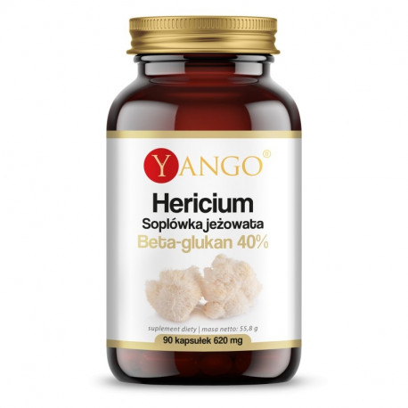 YANGO Hericium - extrakt 40% beta-glukanu 90 kaps.