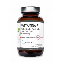KENAY Vitamin E Tokotrienol a Tokoferol TocoGaia™ Ultra 60 kaps.