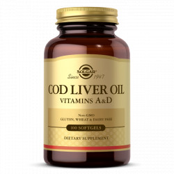 Solgar Cod Liver Oil - Vitamins A&D 100 softgels