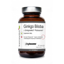 KENAY Ginkgo Biloba z Ginkgoselect Phytosome 60 kaps.