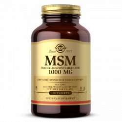 Solgar MSM - Metylosulfonylometan 1000 mg 120 tabl.
