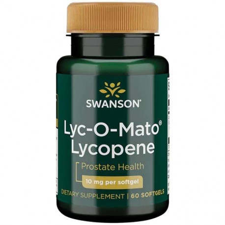 SWANSON Lyc-O-Mato Likopen 10 mg 60 softgels