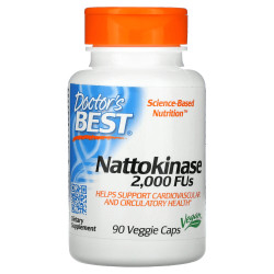 Doctor's Best Nattokinase 2000 FUs 90 kaps.