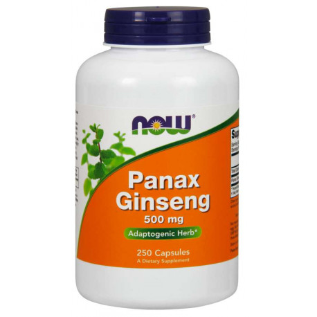 Now Panax Ginseng 500 mg 250 kaps.