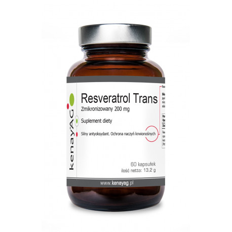 Kenay Mikronizovaný Resveratrol 200 mg 60 kaps.