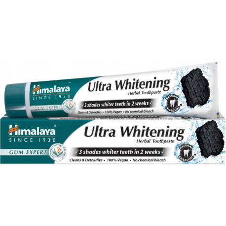 Himalaya Bieliaca zubn├í pasta s kokosov├Żm uhl├şm Ultra Whitening Herbal Toothpaste 75 ml